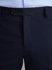 Navy Regular Fit Signature Nova Fides Wool Trousers - Image 5 of 5