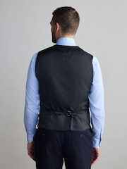 Темно-синий - Signature Nova Fides Wool Waistcoat - Image 3 of 4
