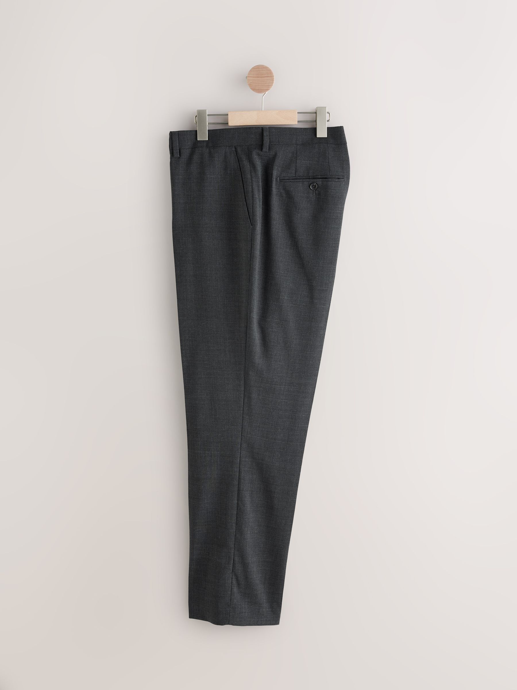 Buy Charcoal Grey Regular Fit Signature Nova Fides 100% Italian