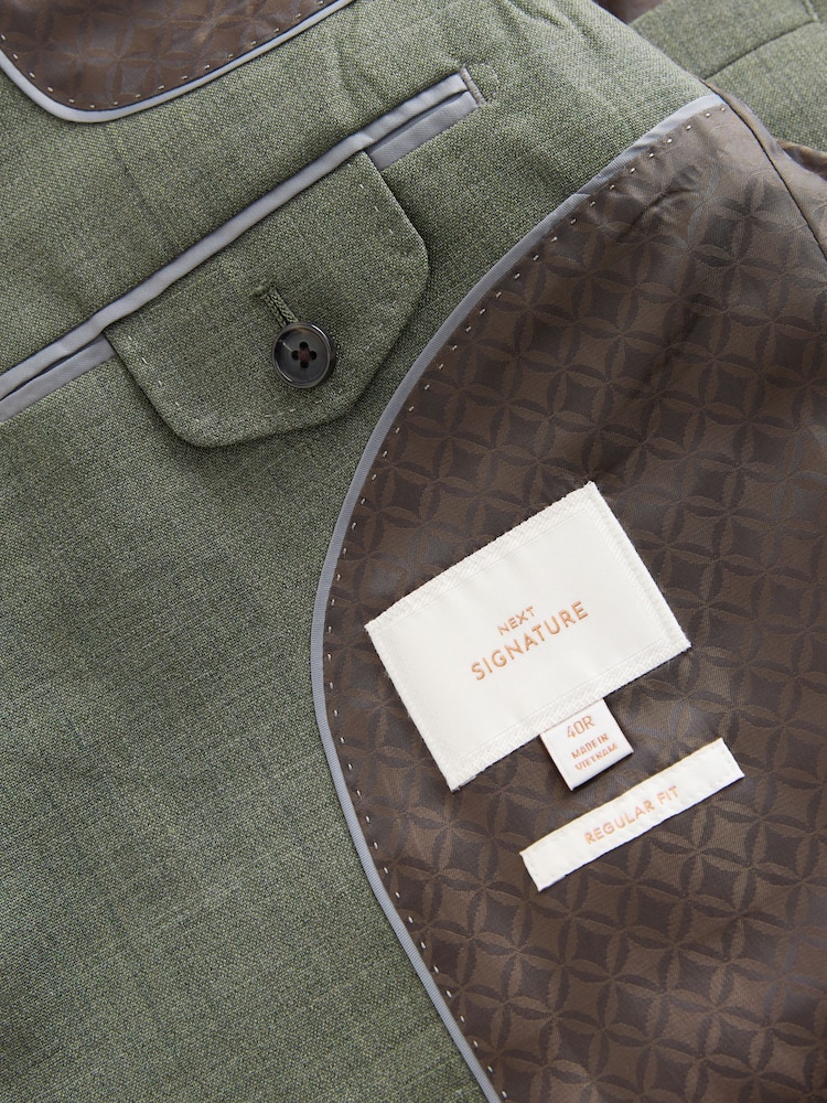 Vert - Veste en Signature Coupe classique Nova Fides - Image 8 of 10