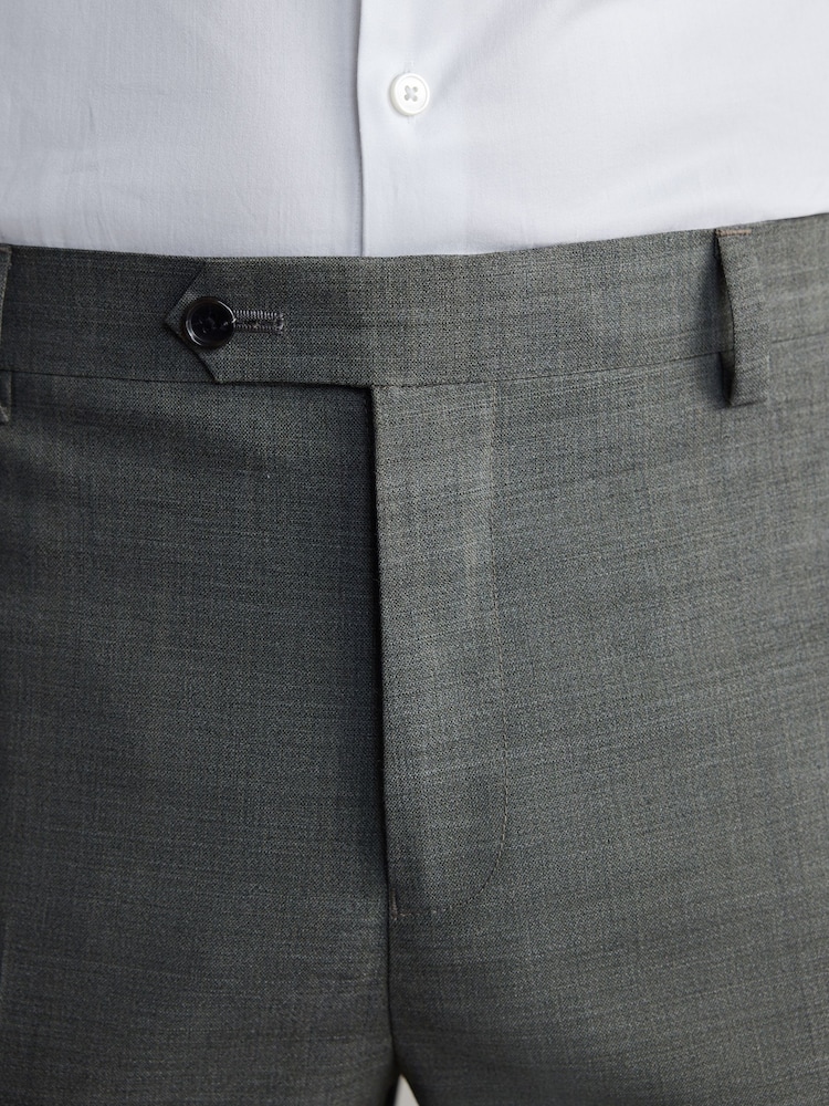 Зеленый - Regular Fit Signature Nova Fides Wool Trousers - Image 5 of 5