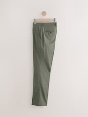 Green Regular Fit Signature Nova Fides Wool Trousers - Image 7 of 10
