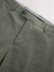 Green Regular Fit Signature Nova Fides Wool Trousers - Image 8 of 10