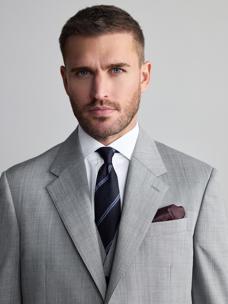 Gris - Veste en Signature Coupe classique Nova Fides - Image 4 of 8