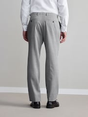 Grey Regular Fit Signature Nova Fides Wool Trousers - Image 3 of 4