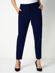 Roman Navy Tall Originals Straight Leg Tapered Trousers - Image 1 of 4