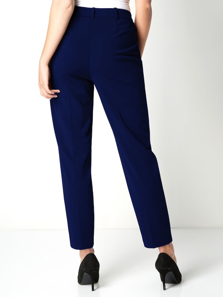 Roman Navy Tall Originals Straight Leg Tapered Trousers - Image 2 of 4