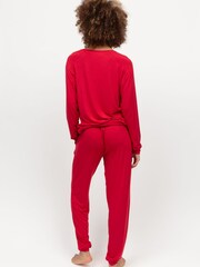 Cyberjammies Red Slouch Jersey Pyjama Set - Image 3 of 4
