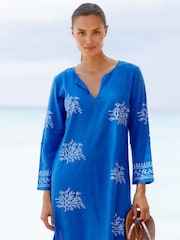 Aspiga Blue Guadalupe Short Tunic - Image 1 of 4