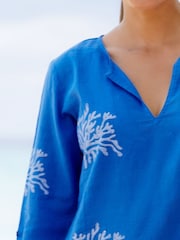 Aspiga Blue Guadalupe Short Tunic - Image 3 of 4