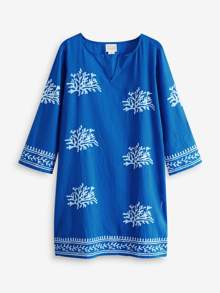 Aspiga Blue Guadalupe Short Tunic - Image 4 of 4