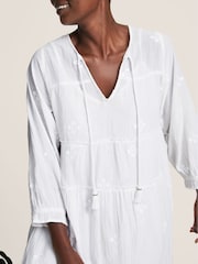 Aspiga White Embroidered Willow Dress - Image 4 of 5