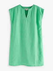 Aspiga Green 100% Linen Dori Dress - Image 5 of 5