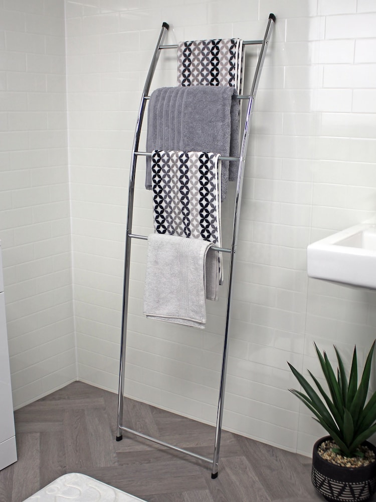 Showerdrape Apex Towel Ladder Stand - Bild 1 von 3 Showerdrape Apex Towel Ladder Stand - Bild 1 von 3
