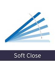 Tušdrape Norfolk mehka zapiranje leseno wc sedež - Slika 5 iz 5