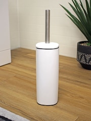Showerdrape White Capri Toilet Brush And Bin Set - Image 3 of 3