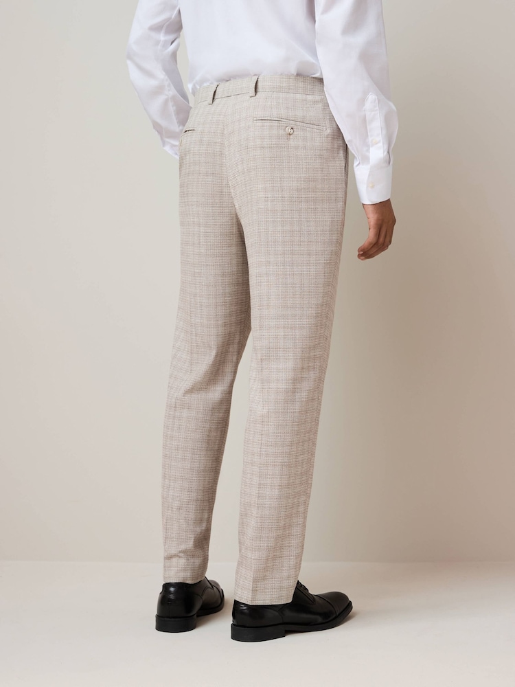 Pierre - Pantalon de costume slim texturé - Image 3 of 9