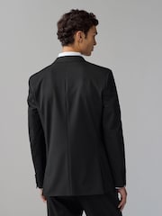 Noir - Veste de costume slim rayée - Image 3 de 10