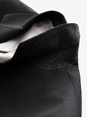 Noir - Veste de costume slim rayée - Image 9 de 10