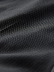 Black Straight Fit Stripe Suit Trousers - Image 9 of 9