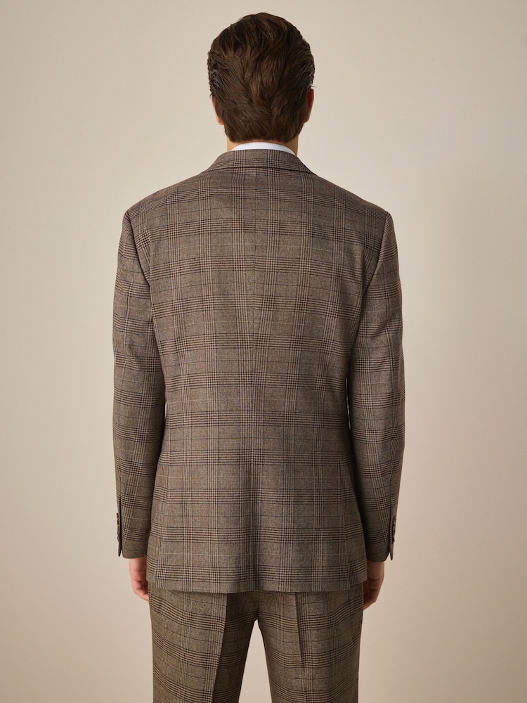neutre - Veste de costume à carreaux Coupe classique - Image 3 of 4