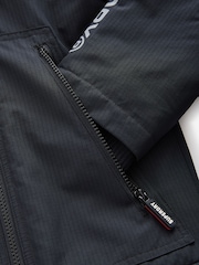 Superdry Black Fleece Lined Ripstop Coat - Image 13 of 14