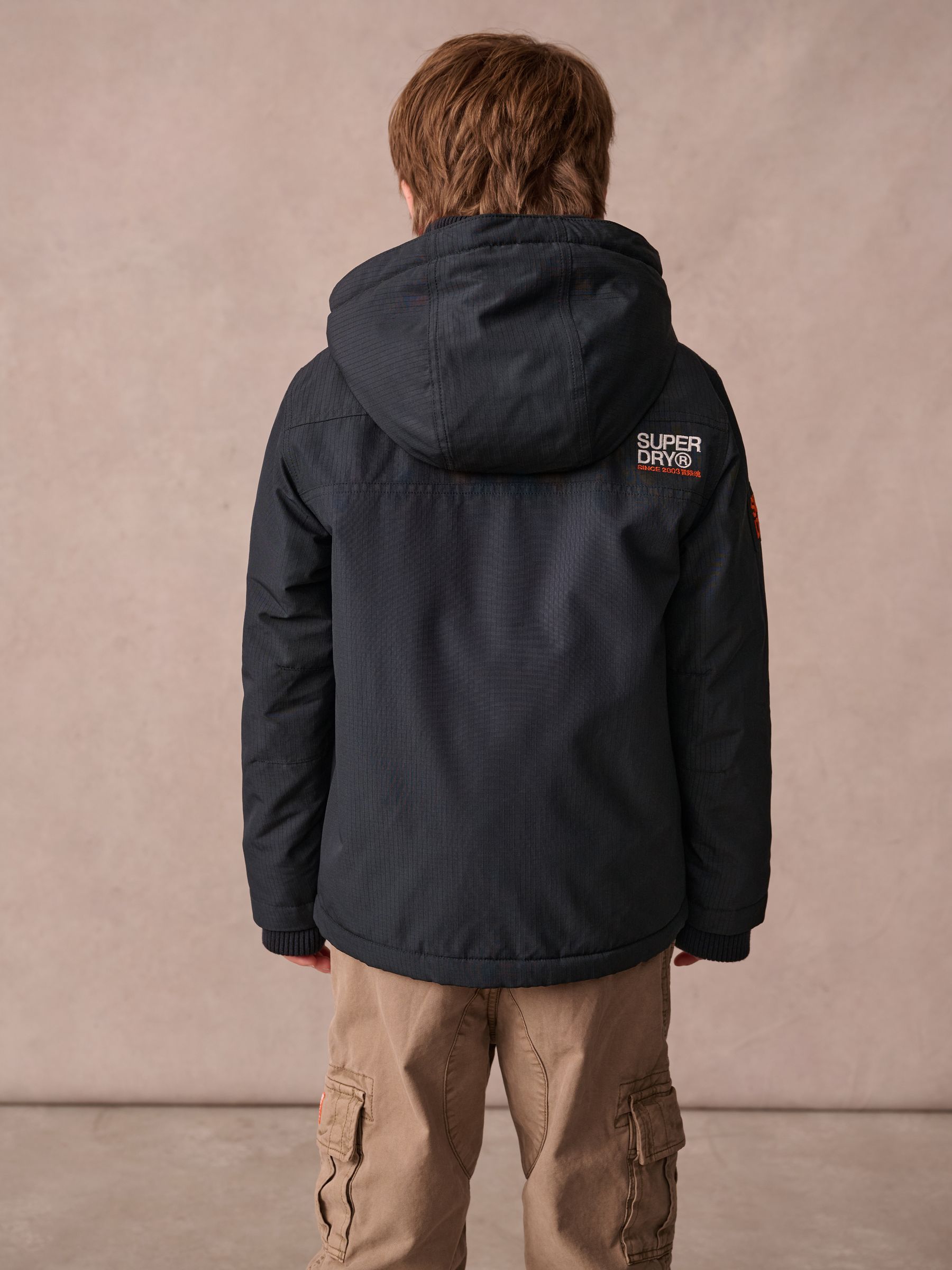 Buy Superdry Black Fleece Lined Ripstop Coat from Next United Arab Emirates