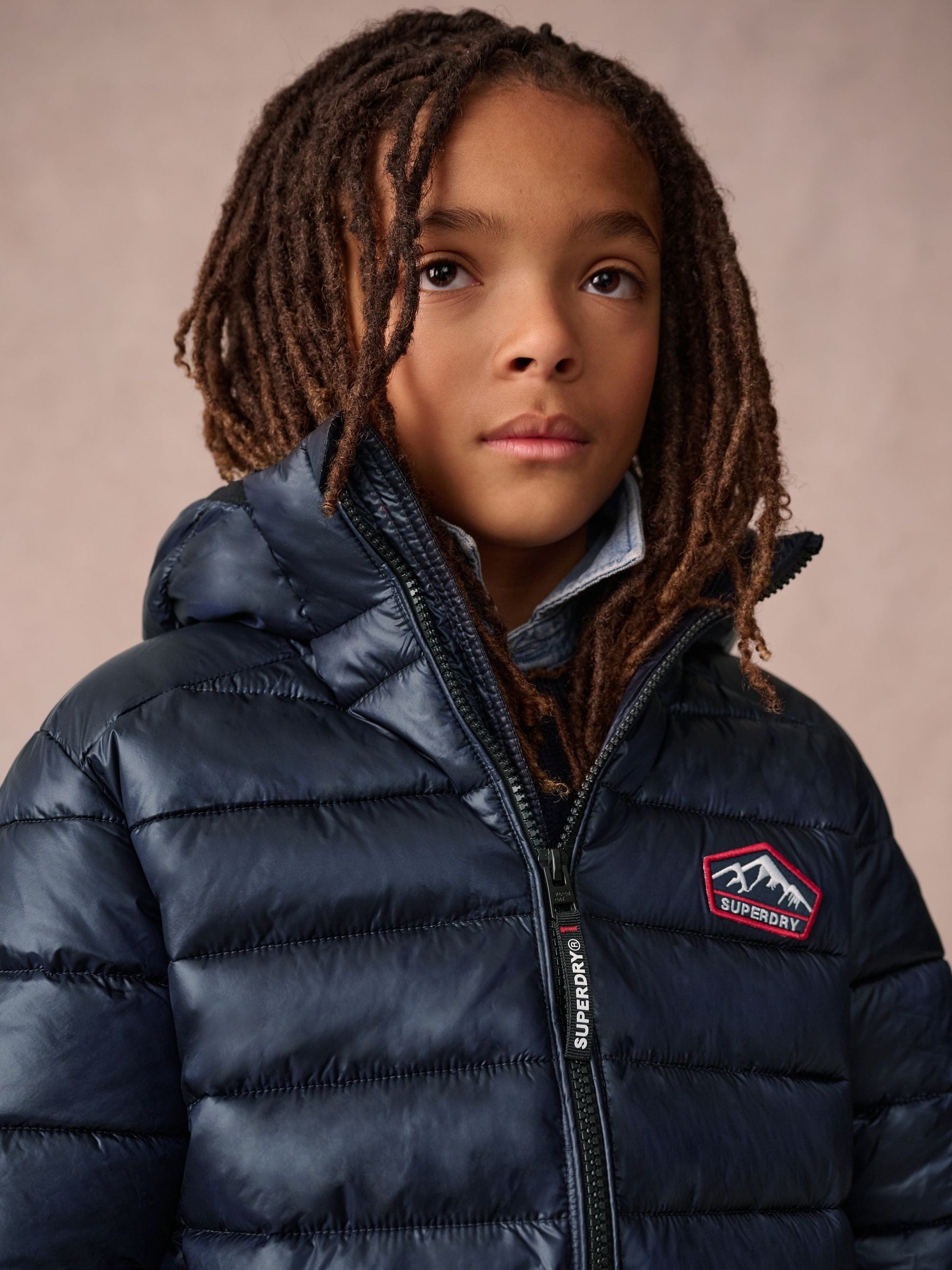 Superdry puffer coat top