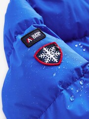 Superdry Blue Sports Puffer Coat - Image 21 of 21