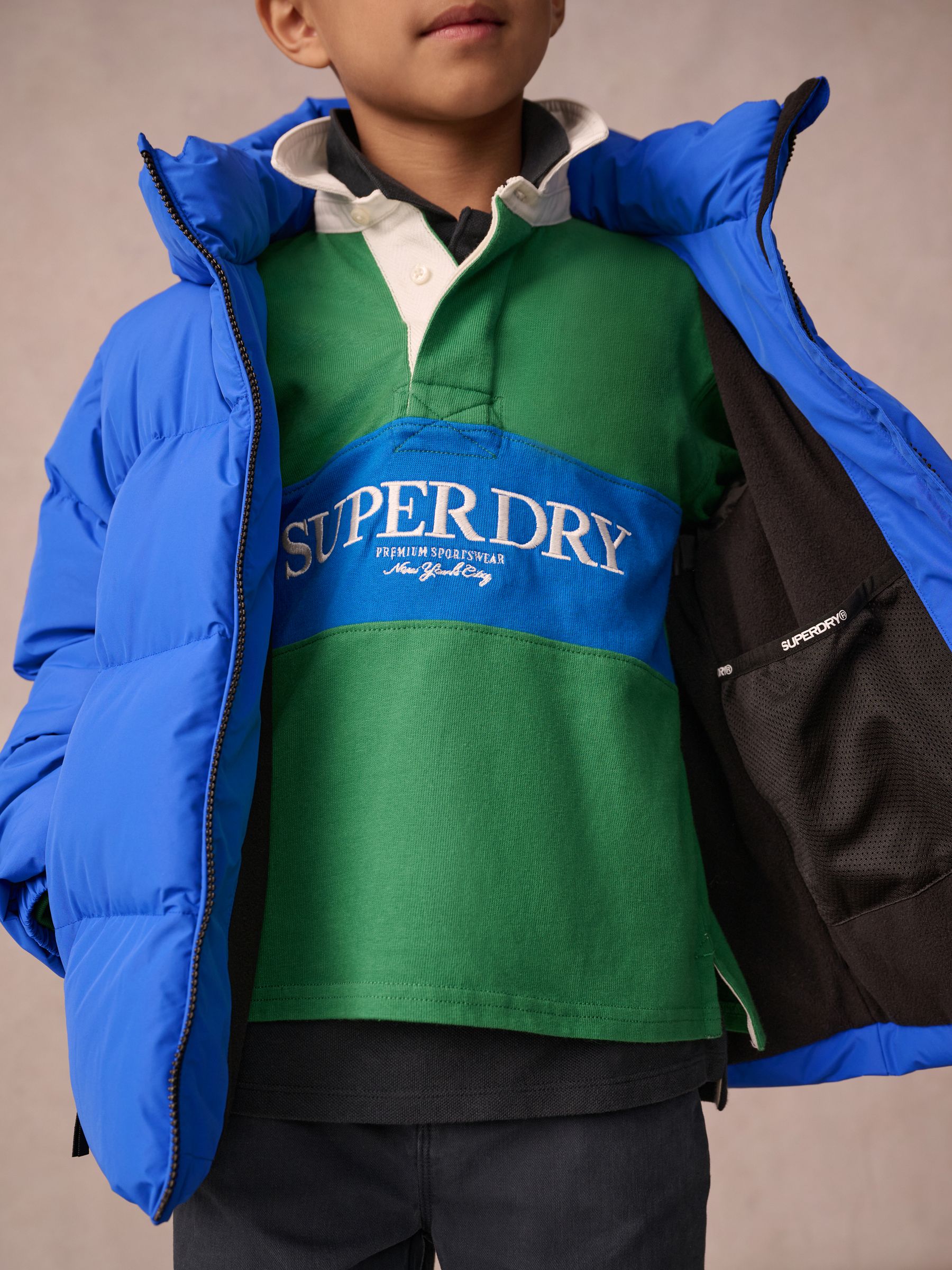Superdry blue jacket 2025