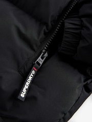 Superdry Black Sports Puffer Coat - Image 12 of 14
