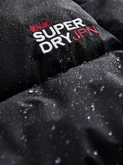 Superdry Black Sports Puffer Coat - Image 14 of 14