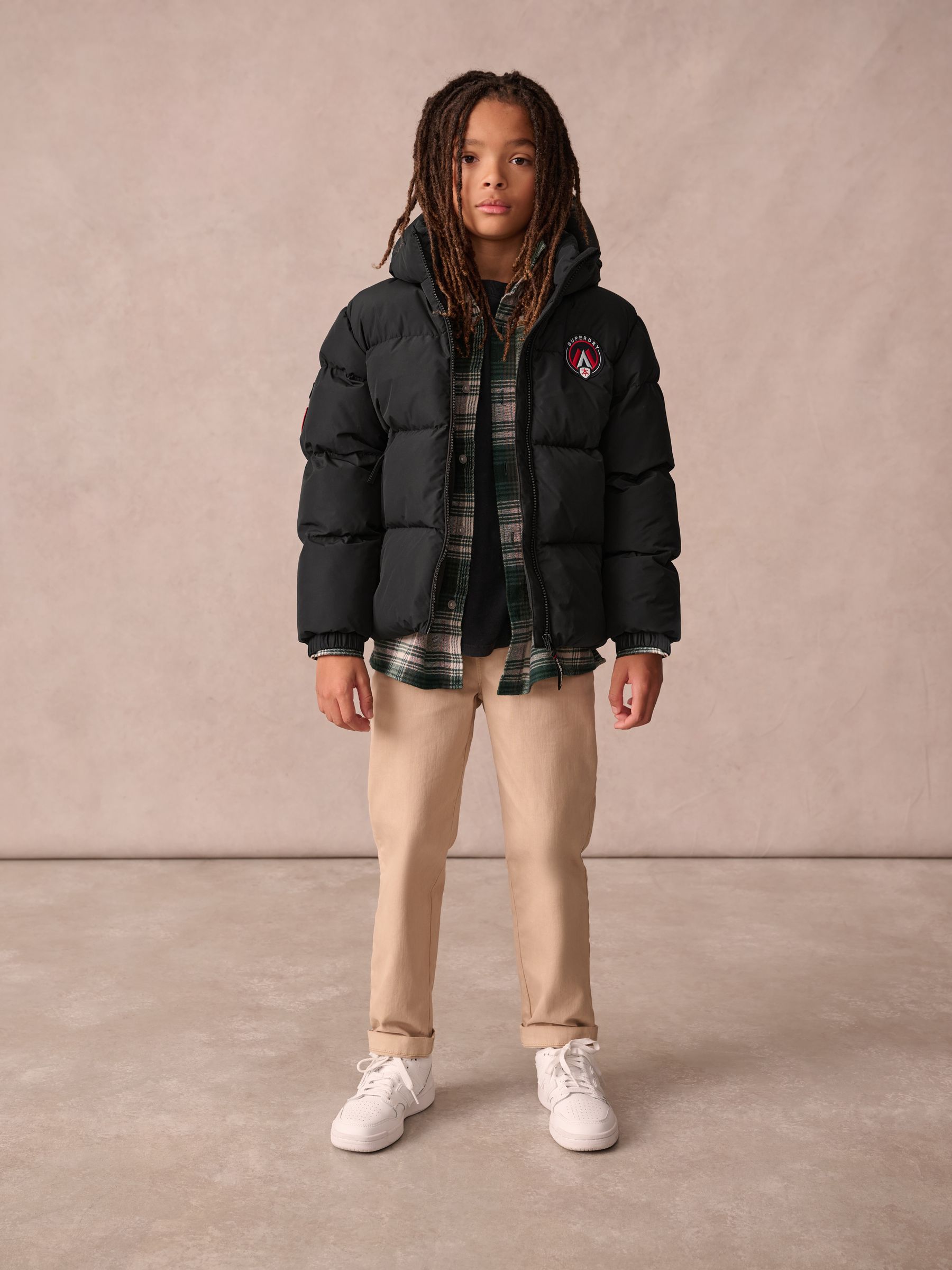 Buy Superdry Black Sports Puffer Coat from Next USA