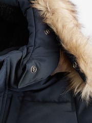 Superdry Navy Everest Bomber Coat - Image 10 of 12