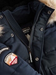 Superdry Navy Everest Bomber Coat - Image 9 of 12