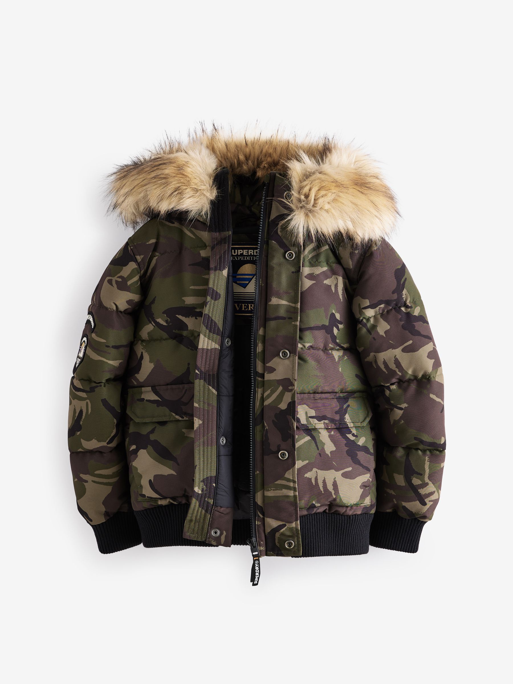 Buy Superdry Camouflage Everest Bomber Coat from Next United Arab Emirates