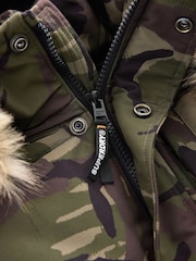 Superdry Camouflage Everest Bomber Coat - Image 12 of 14
