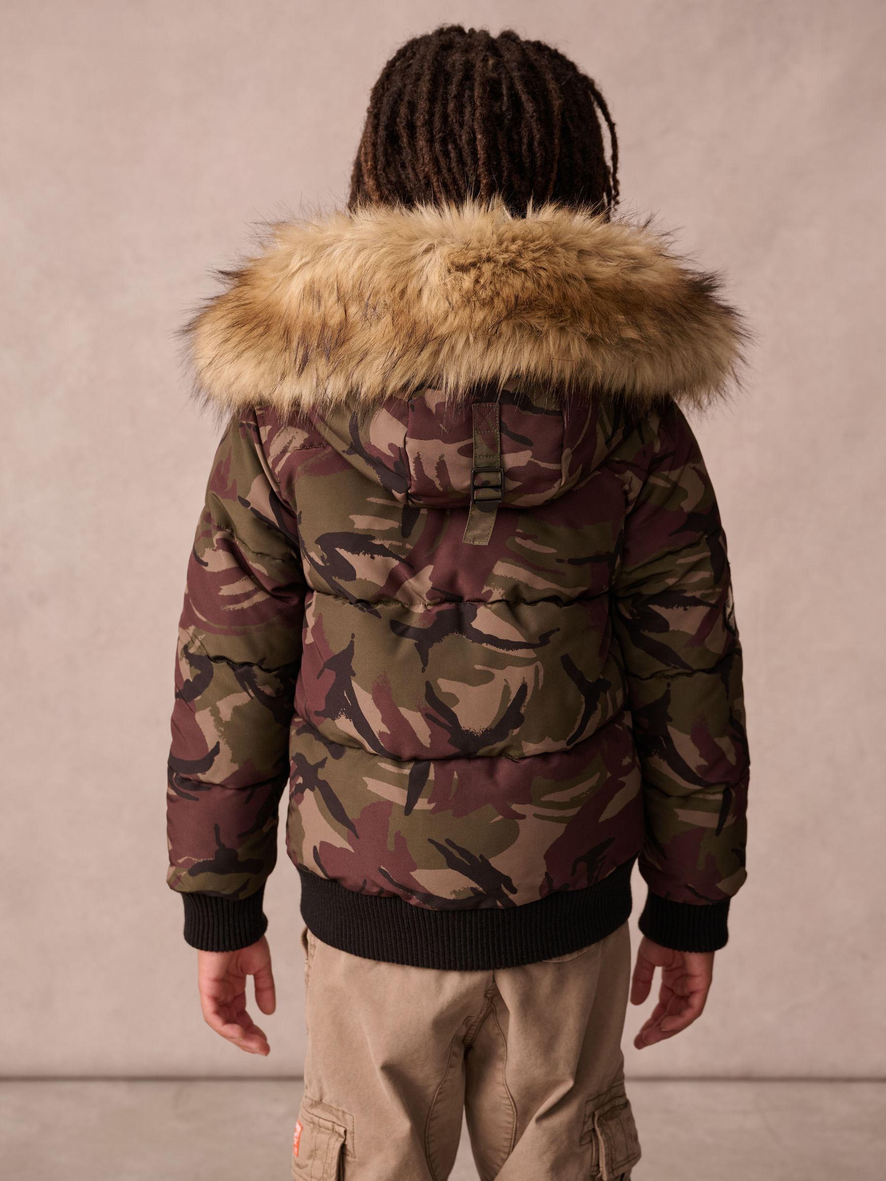 Superdry Camouflage Everest Bomber Coat