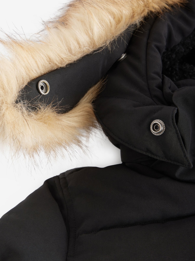 Noir - Superdry Everest Bomber Coat - Image 15 of 18