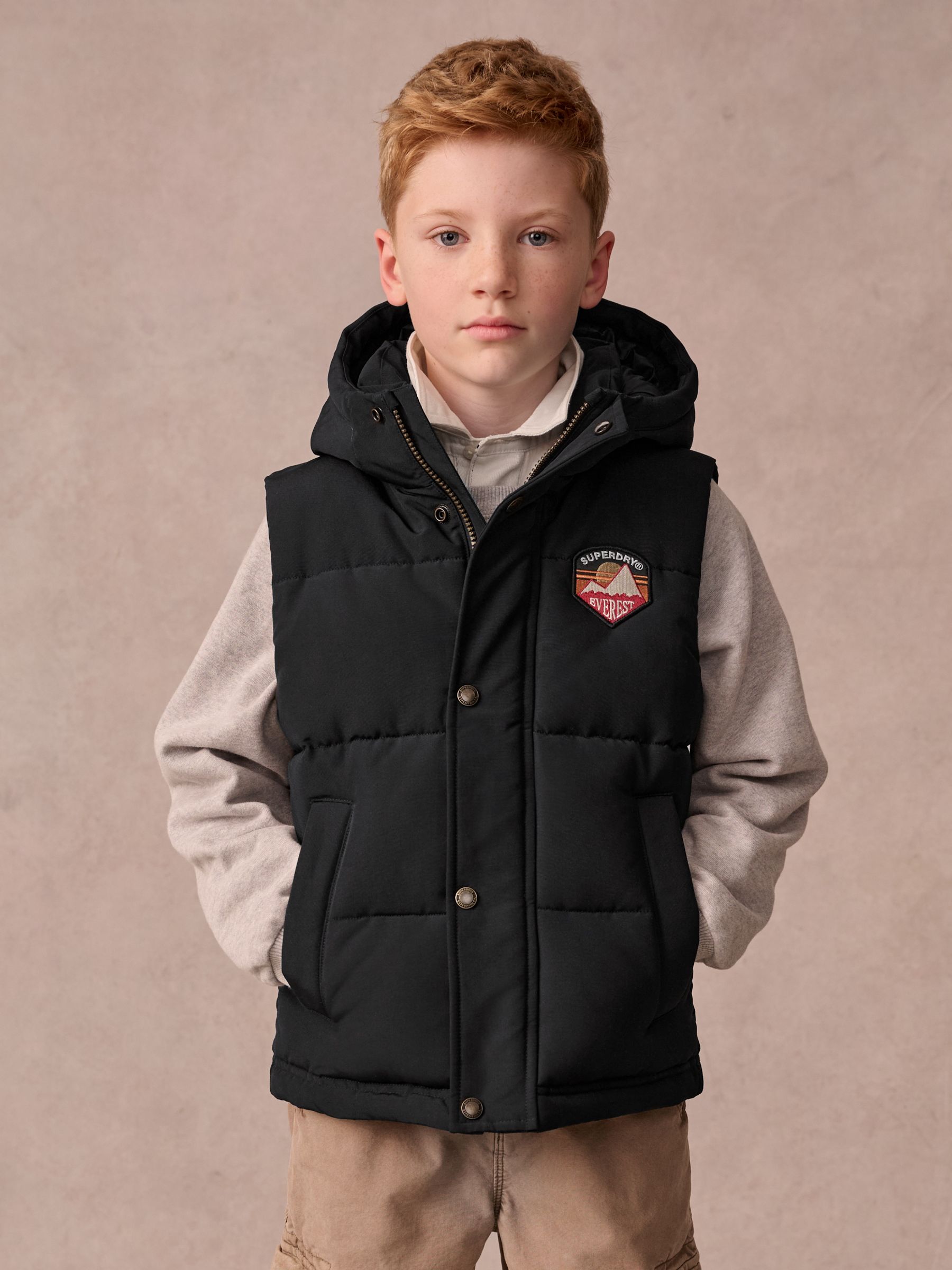 Buy Superdry Black Everest Padded Gilet from Next United Arab Emirates