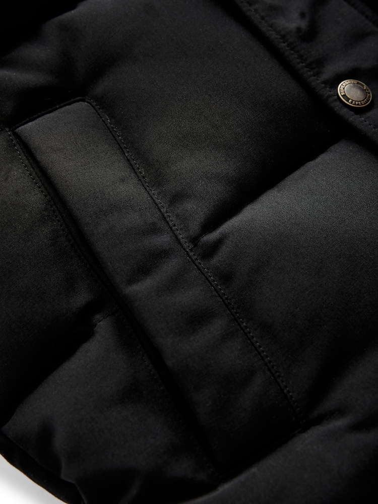 Noir - Superdry Everest Padded Gilet - Image 11 of 12