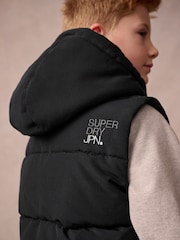 Superdry Black Everest Padded Gilet - Image 4 of 12