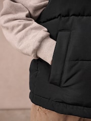 Superdry Black Everest Padded Gilet - Image 6 of 12