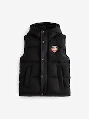 Superdry Black Everest Padded Gilet - Image 7 of 12