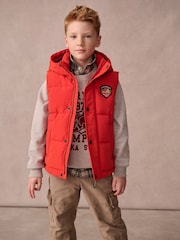 Superdry Orange Everest Padded Gilet - Image 1 of 12