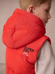 Superdry Orange Everest Padded Gilet - Image 3 of 12