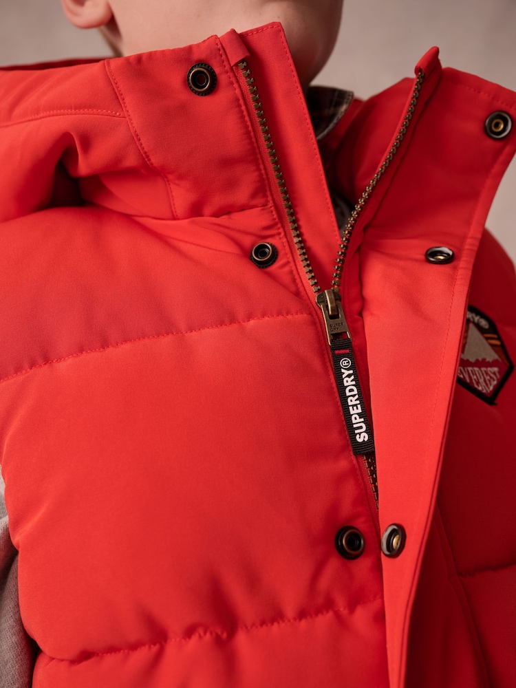 Orange - Superdry Everest Padded Gilet - Image 5 of 12