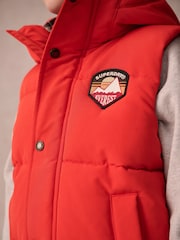 Superdry Orange Everest Padded Gilet - Image 6 of 12