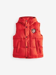 Superdry Orange Everest Padded Gilet - Image 7 of 12