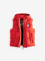 Superdry Orange Everest Padded Gilet - Image 8 of 12